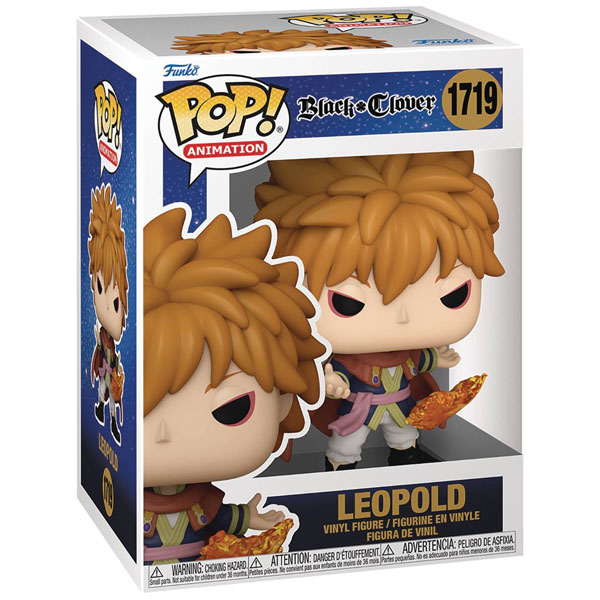 Funko POP #1719 Black Clover Leopold Vermillion Figure